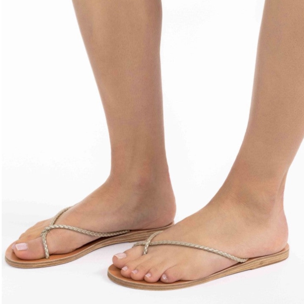 NIB Ancient Greek Sandals Adrahti Toe Ring Sandals | Sz 41